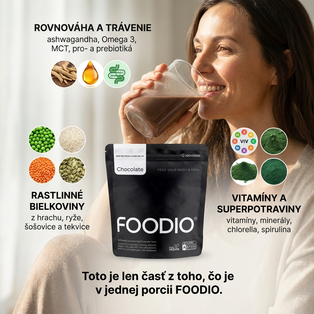 Foodio Facebook ad: Viac než len proteínový nápoj