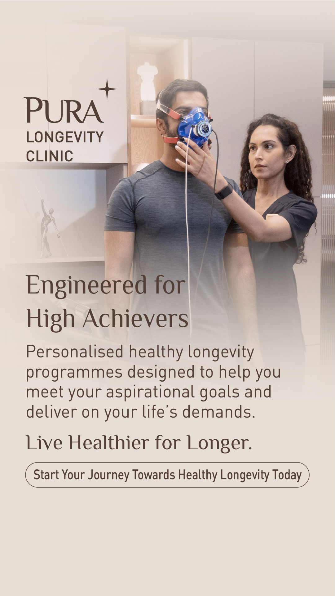 Pura Longevity Clinic Facebook ad from Jun 27, 2026