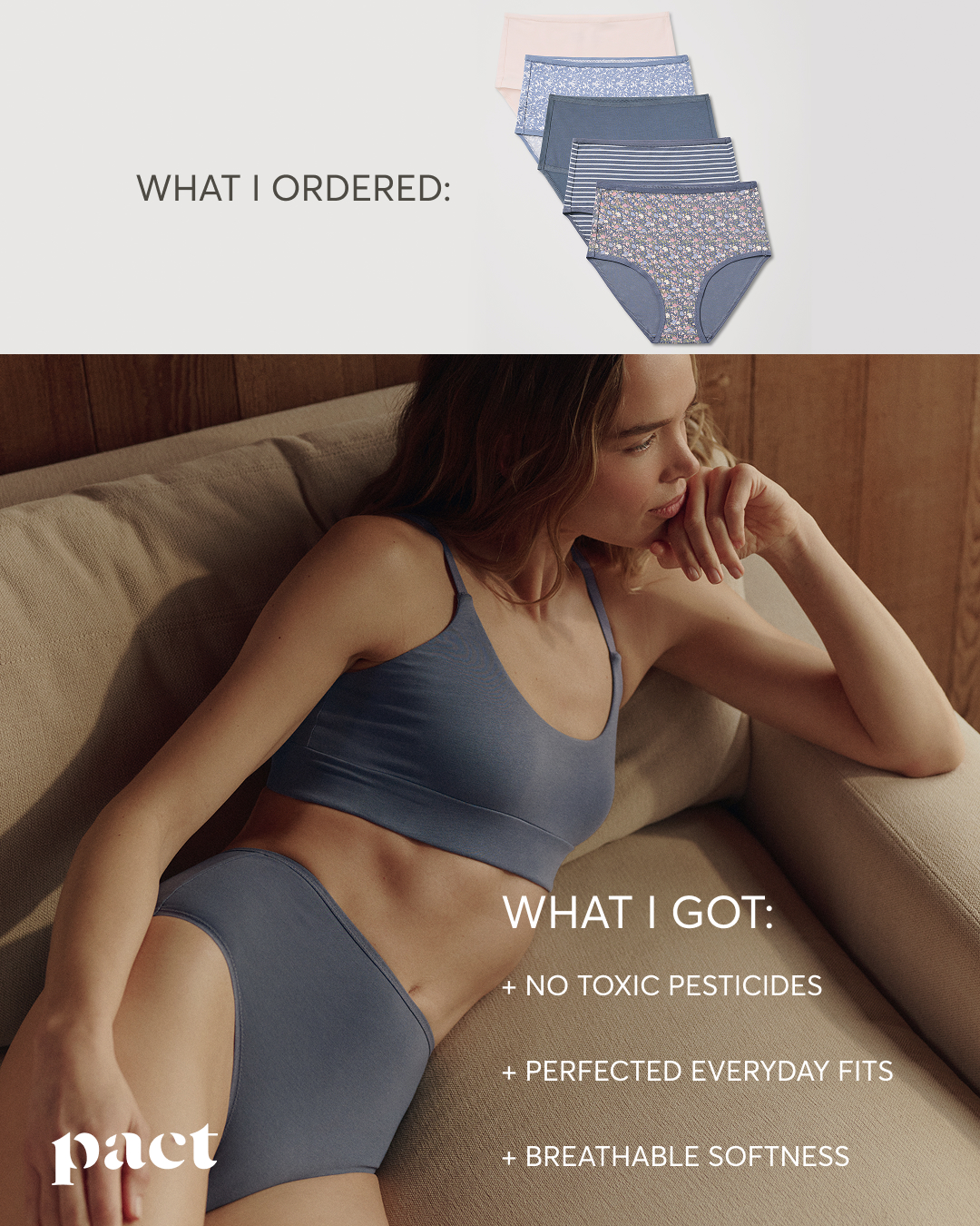 p a c t Facebook ad
