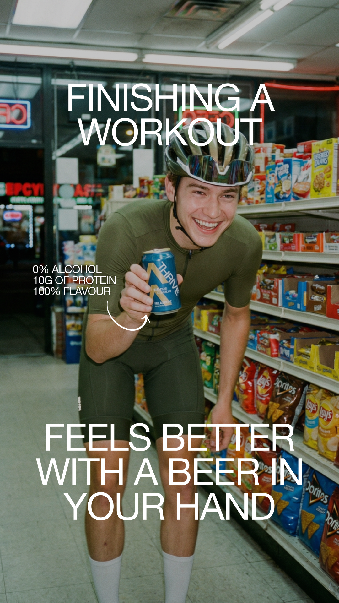Thrive Beer Facebook ad