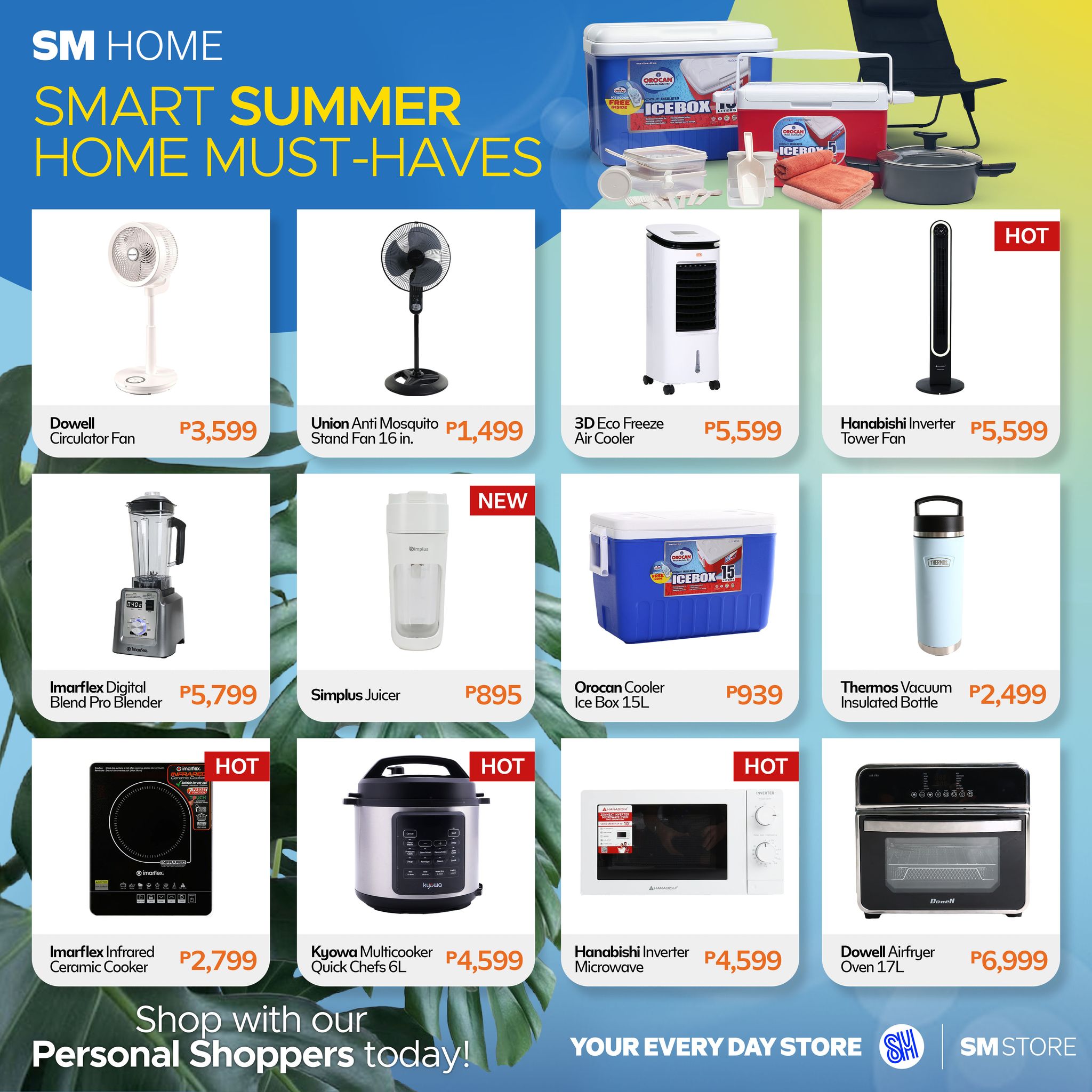 SM Home Facebook ad: Your smart summer home, made easy with our…