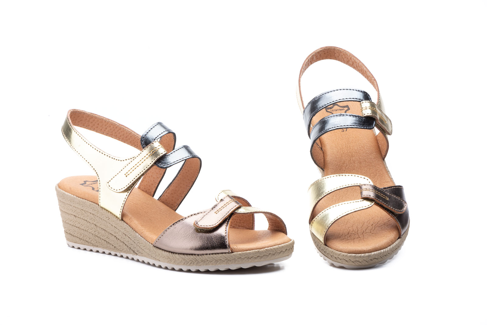 Prestige Perfumery INC. Facebook ad: Just arrived: elegant and comfortable leather sandals with…