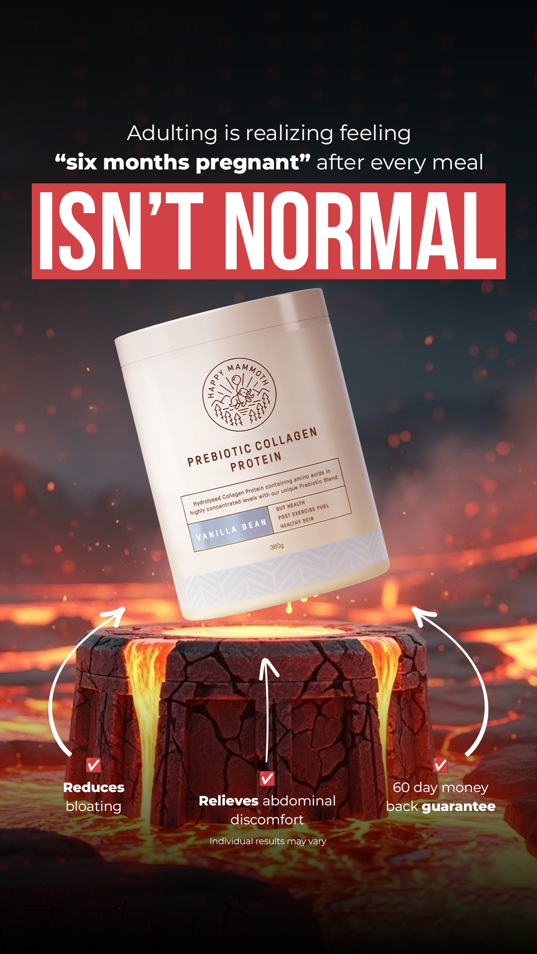 Happy Mammoth Facebook ad