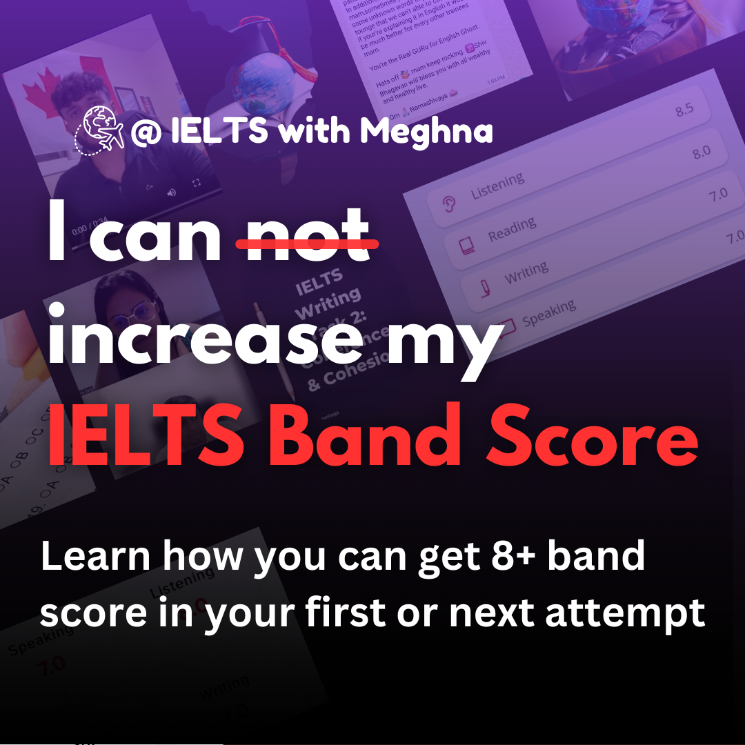 IELTS with Meghna Facebook ad