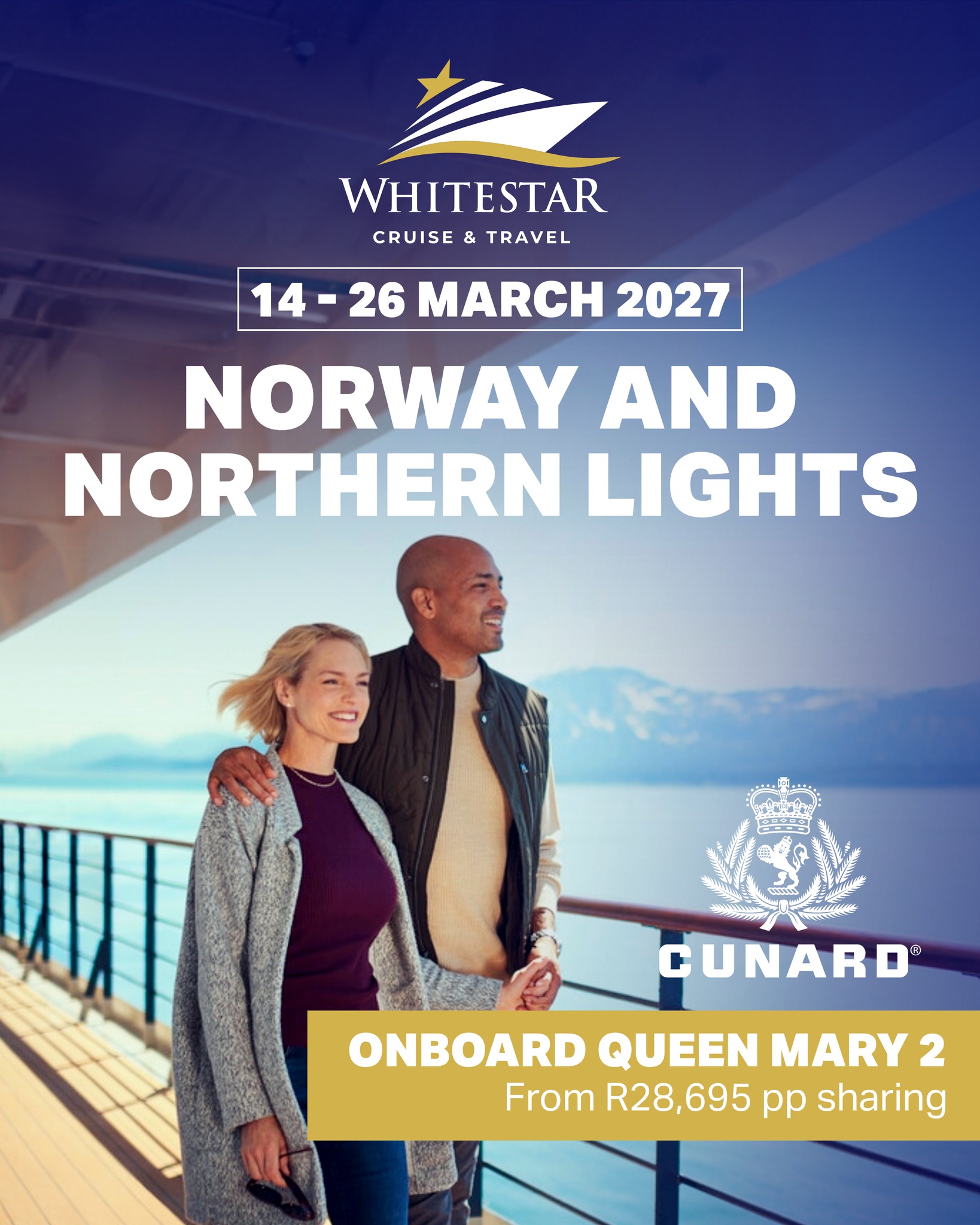 Whitestar Cruise and Travel Facebook ad