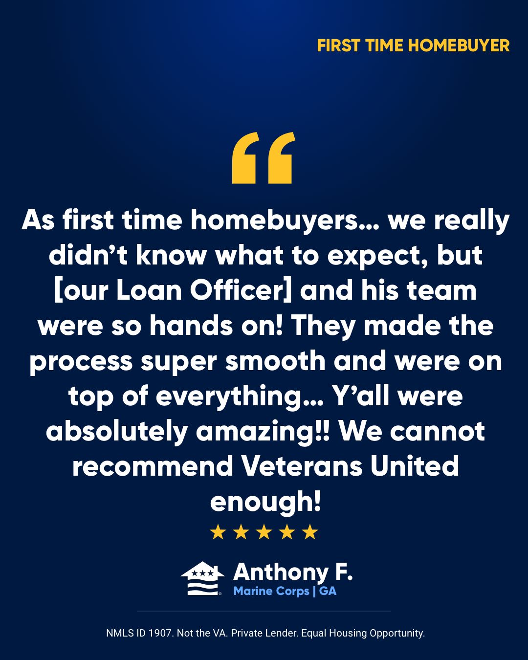 Veterans United Facebook ad