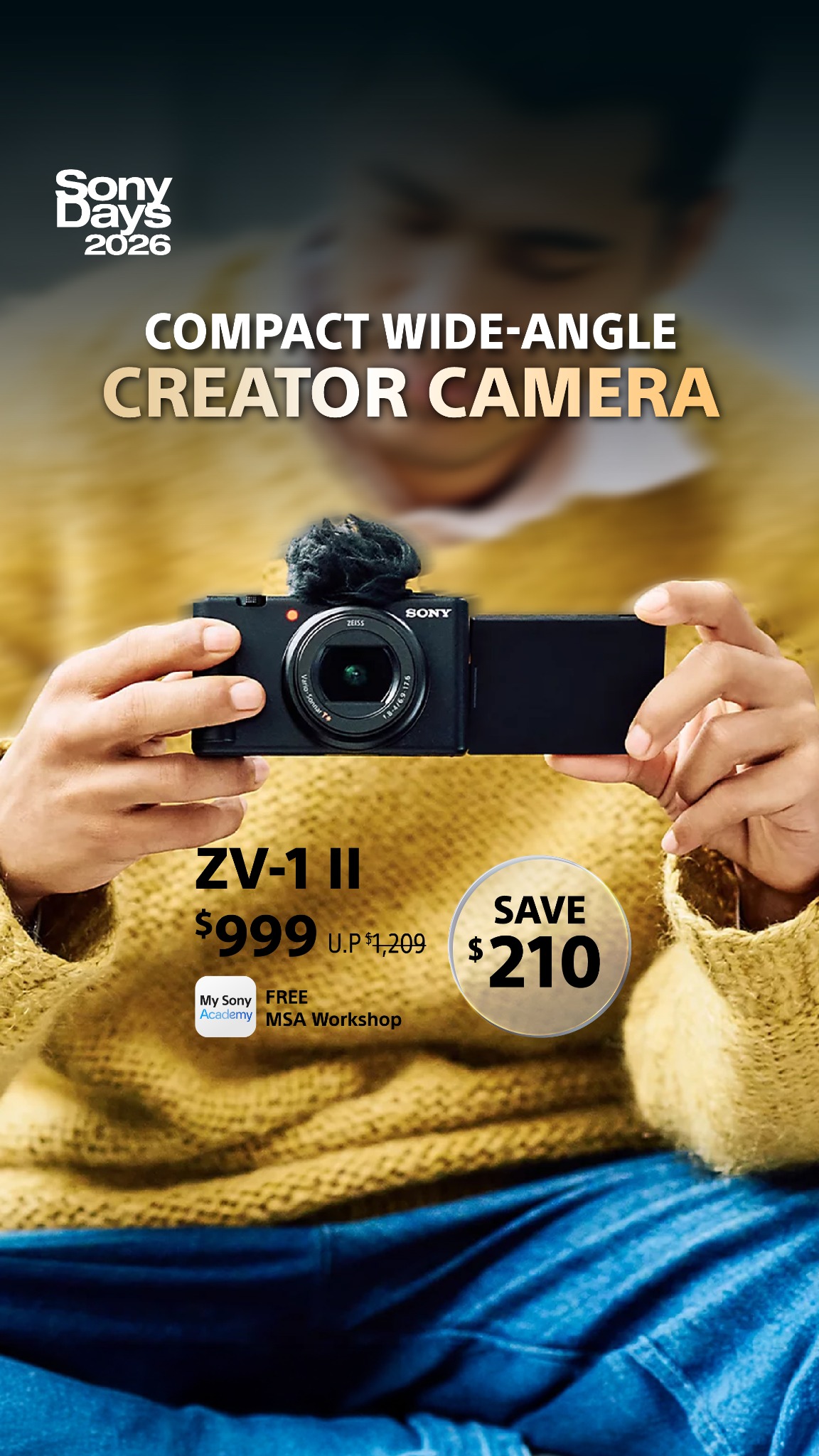 Sony Singapore Facebook ad