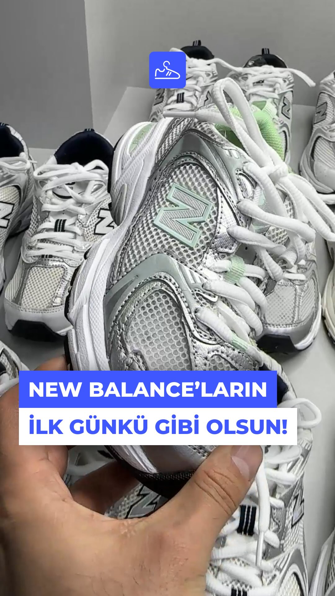Online Lostra Facebook ad: New Balance ayakkabıların ilk günkü haline dönsün!
