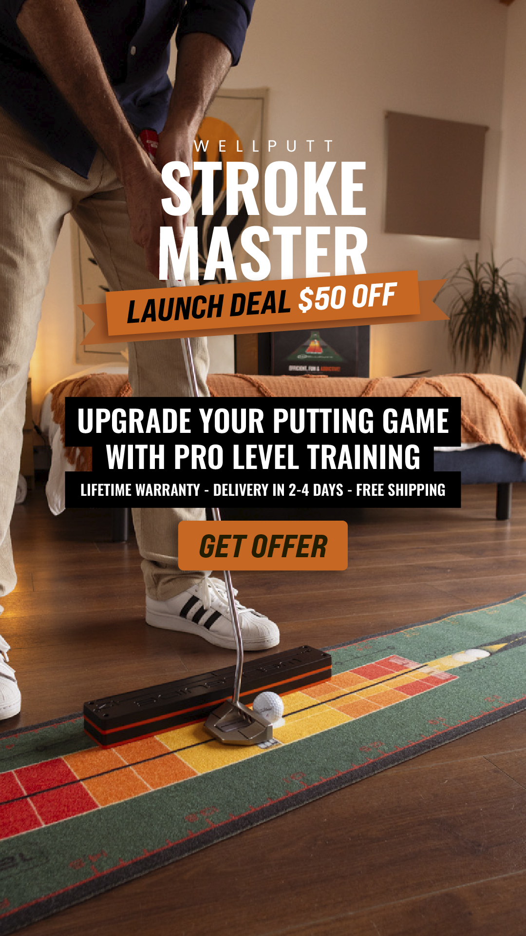 Wellputt Golf Facebook ad