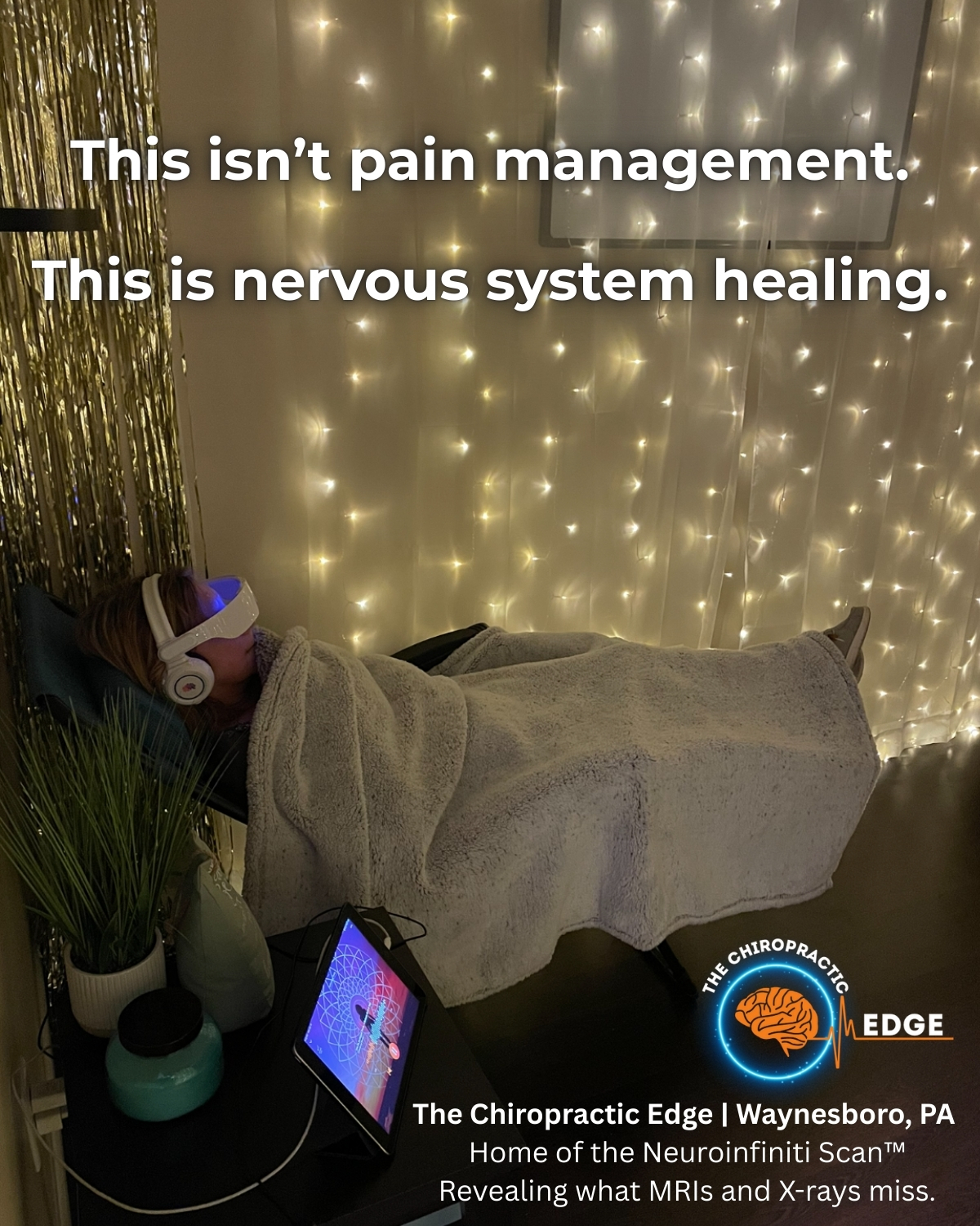 The Chiropractic Edge Facebook ad: If Your Only Plan is Wait Until it Hurts.That's Not a Plan