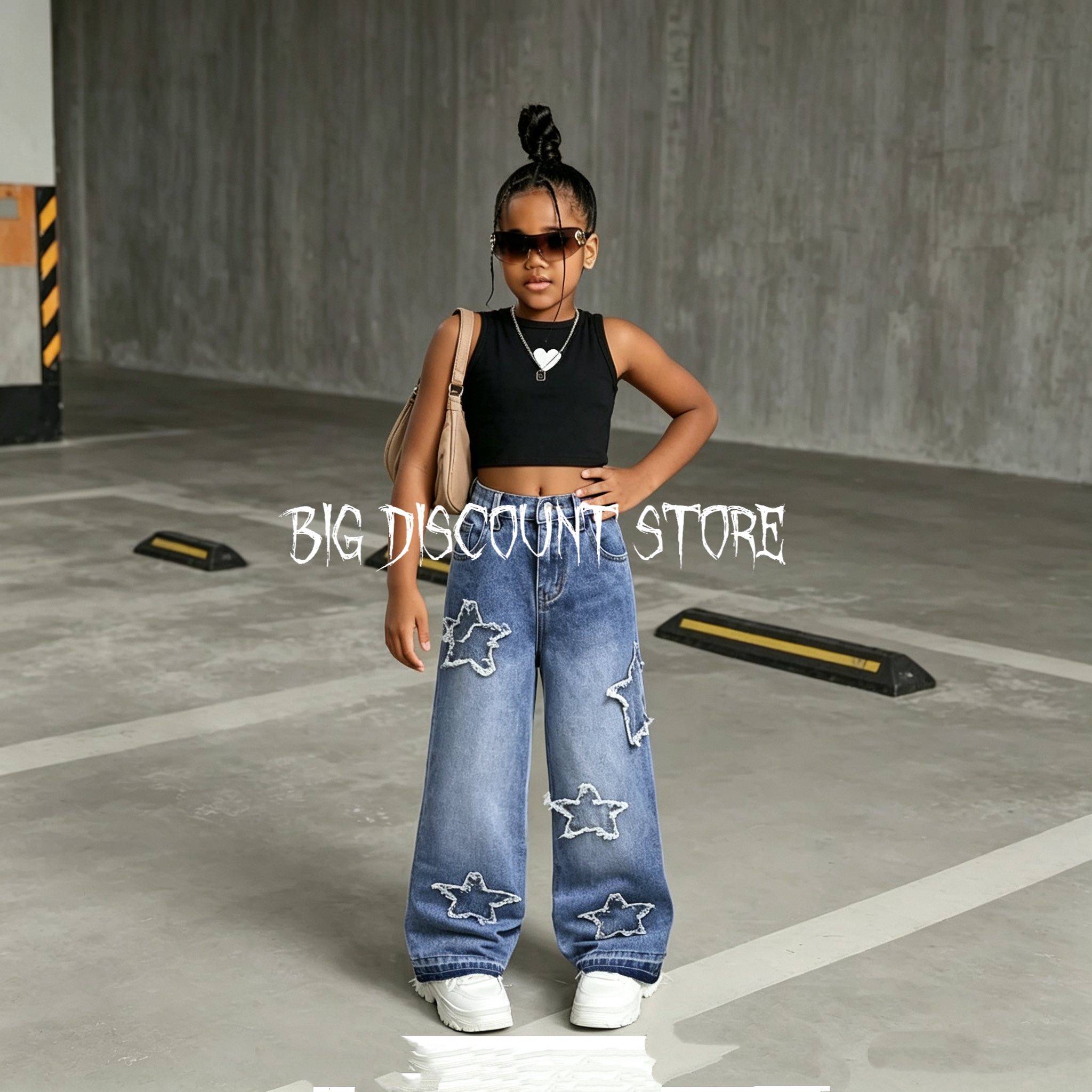 Big Discount Store Facebook ad: New Arrive Kids Jeans P119.00 size:2-14years colour: blue…