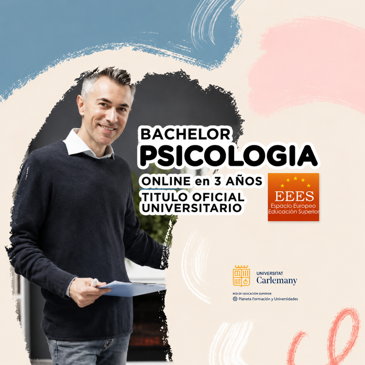 Mastersadistancia.com Facebook ad: Grado Universitario