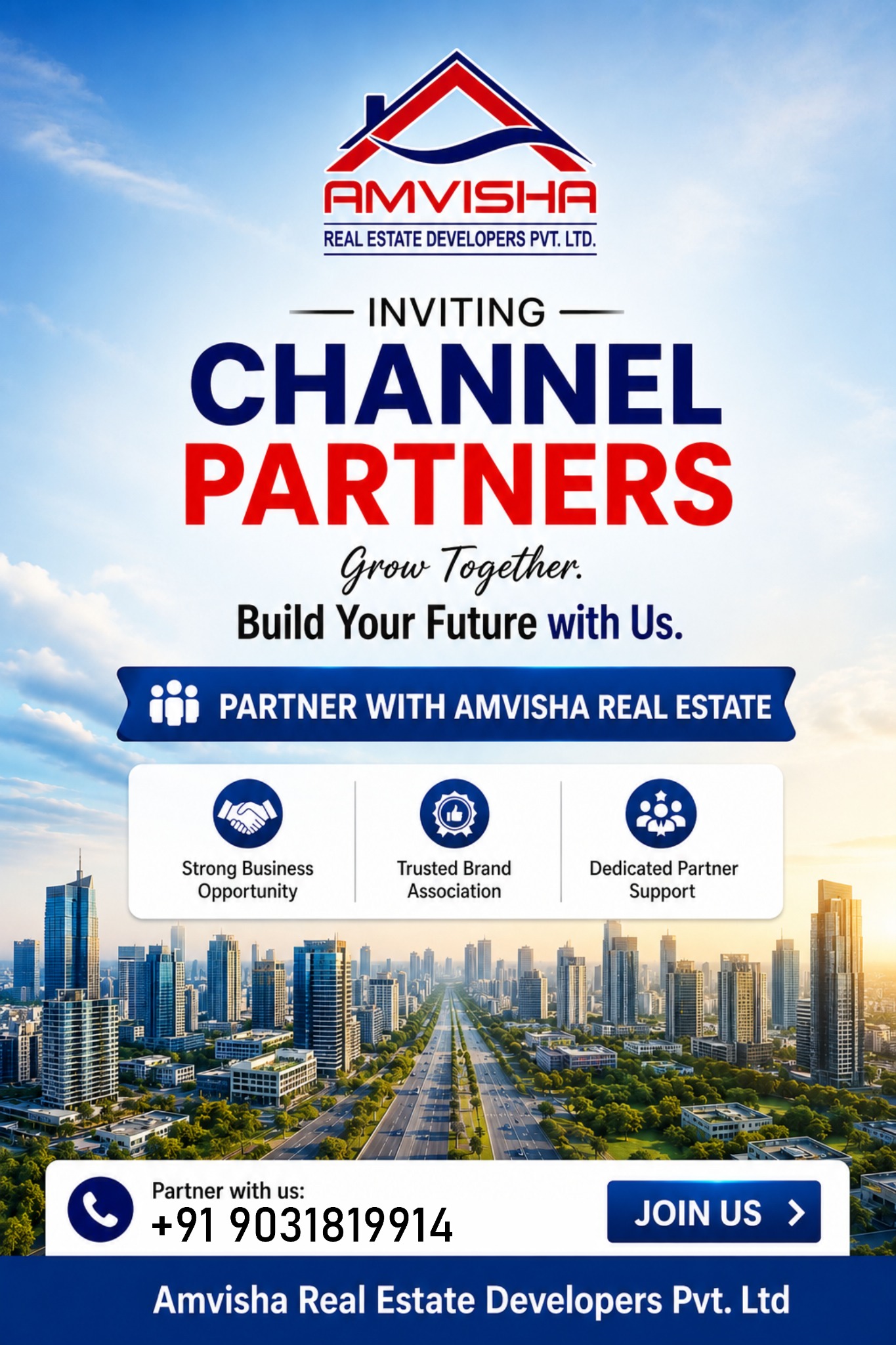 Amvisha Real Estate Developers Pvt. Ltd. Facebook ad from Jul 10, 2026