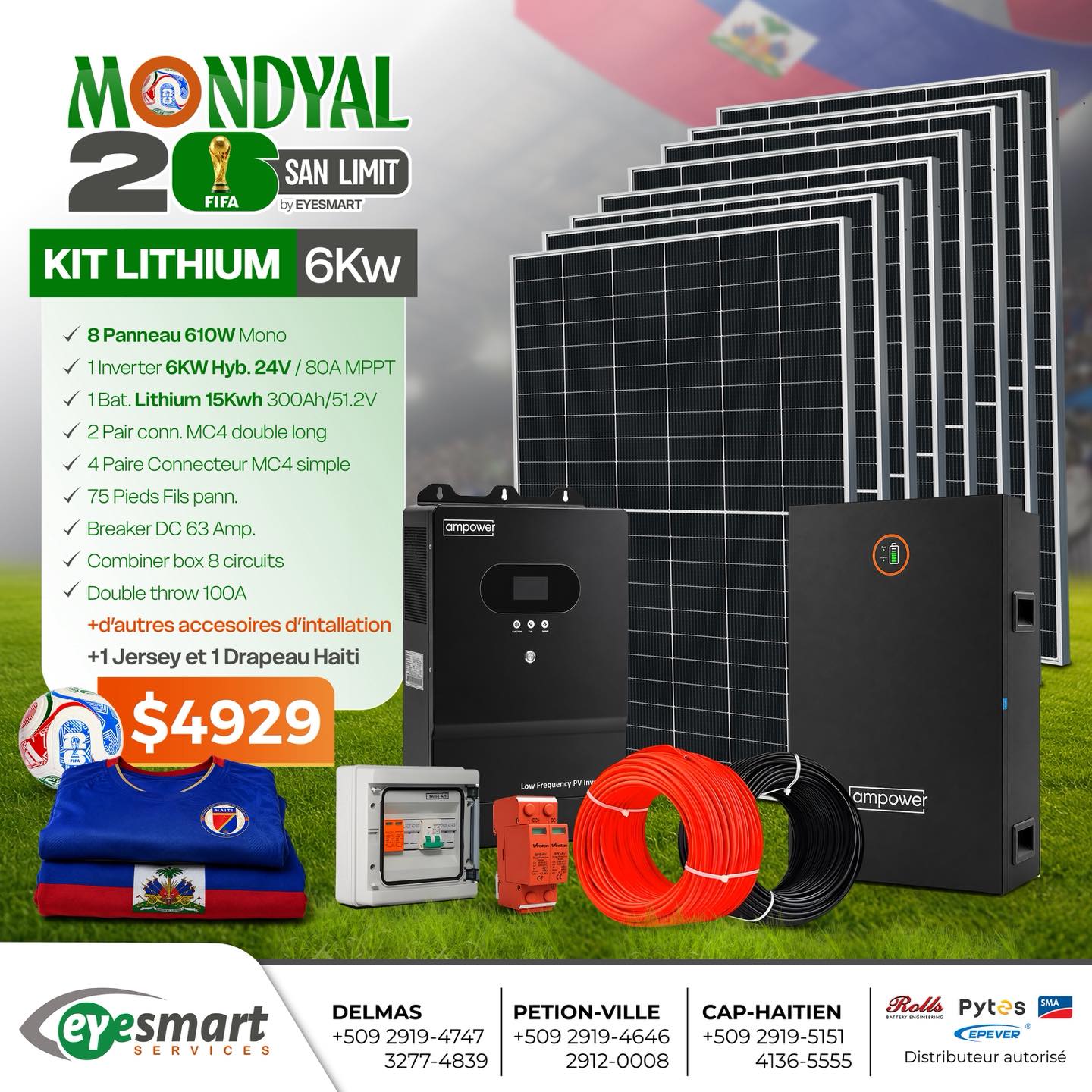 Eyesmart Services Facebook ad: Haiti nan mondyal!