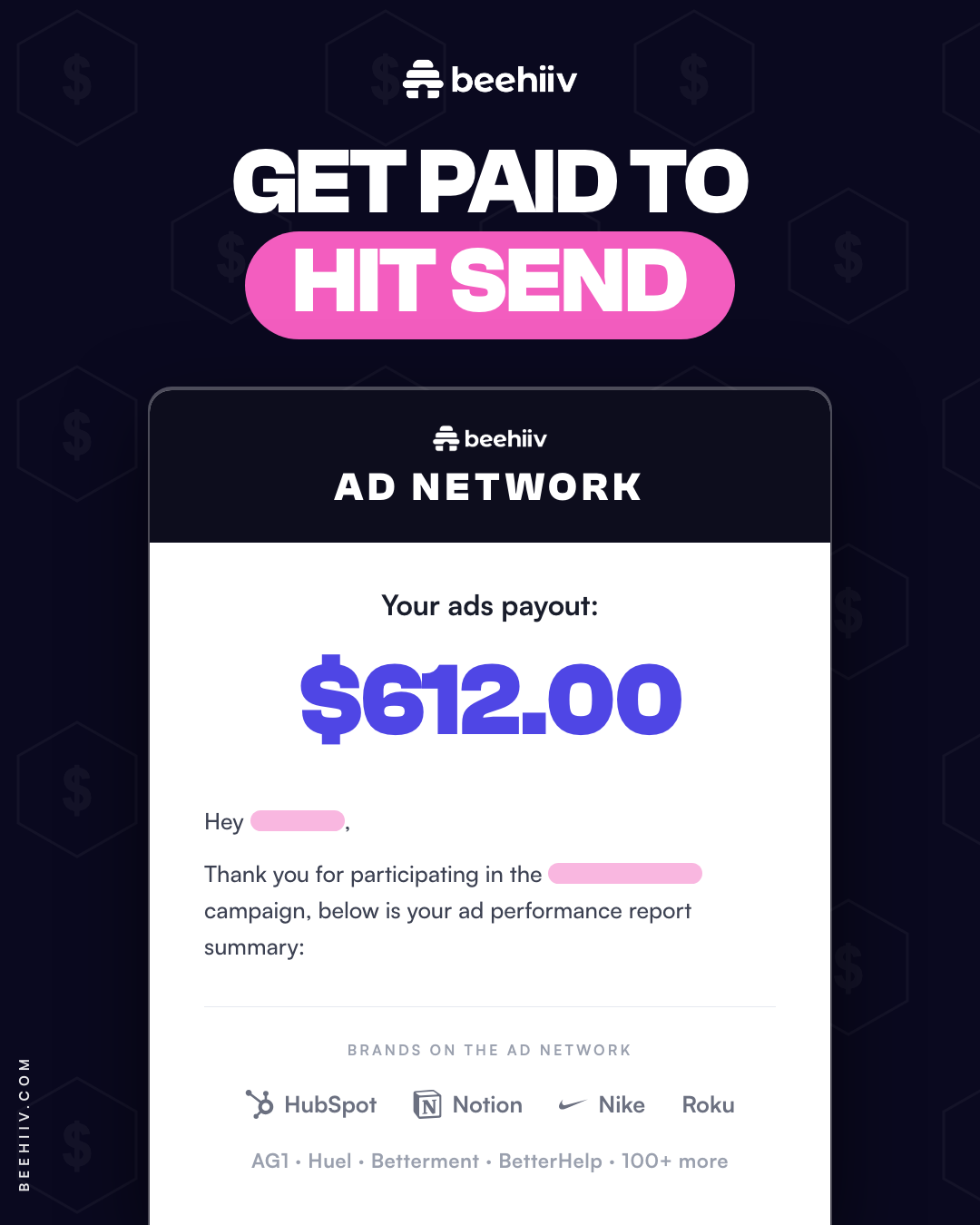 beehiiv Facebook ad