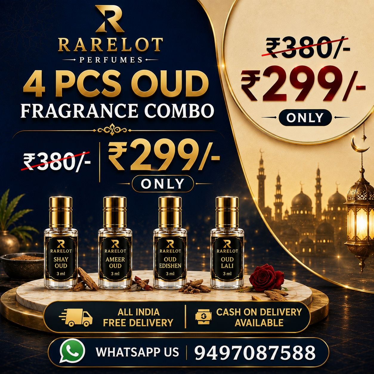 Rarelot Global Facebook ad: ഇന്ന് ഓർഡർ ചെയ്യുന്നവർക്ക് കൂടെ FREE GIFT ലഭിക്കുന്നു