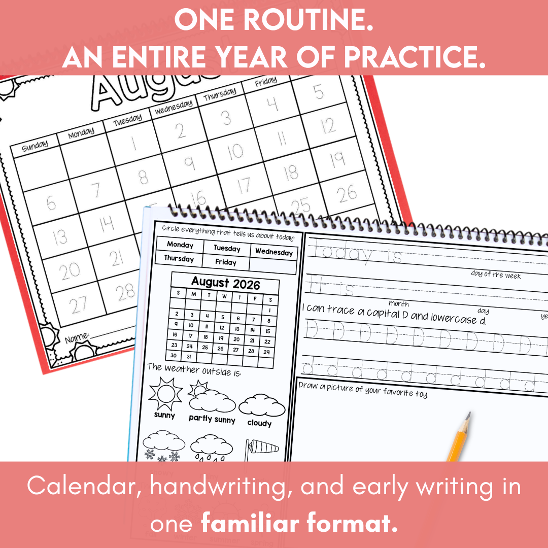 The Wright Nook Facebook ad: Morning Work They Can Actually Do Independently