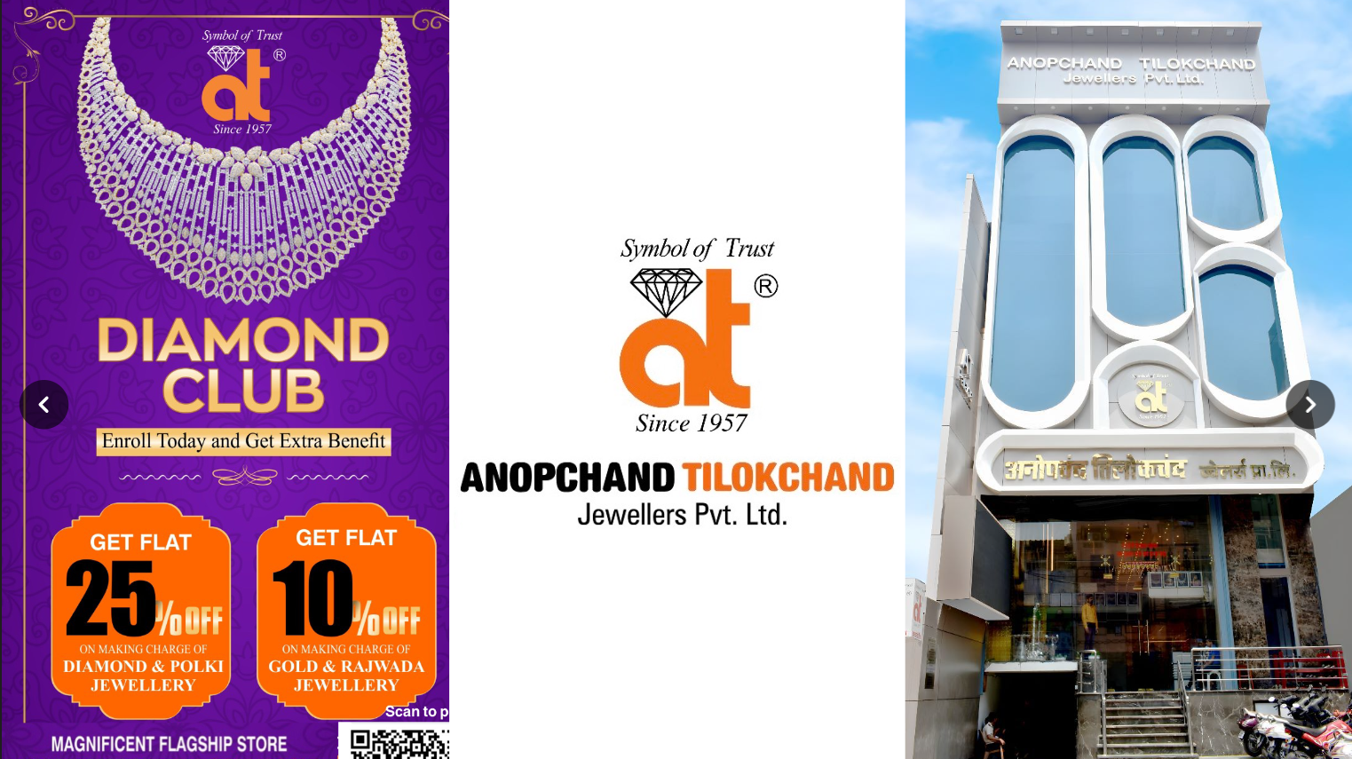 Anopchand Tilokchand Jewellers Pvt. Ltd Facebook ad