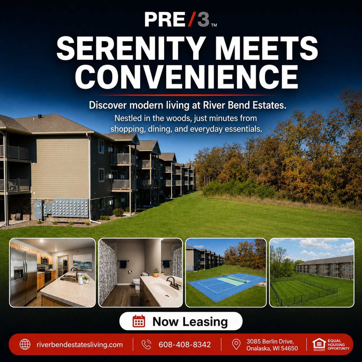 PRE/3 Real Estate Management Facebook ad: This isn't your average apartment.