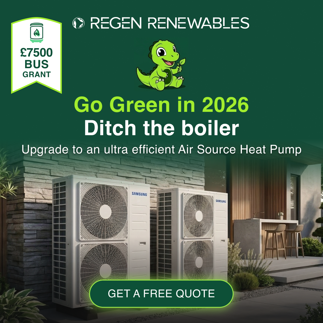 Regen Renewables Facebook ad: Go green without the compromise.