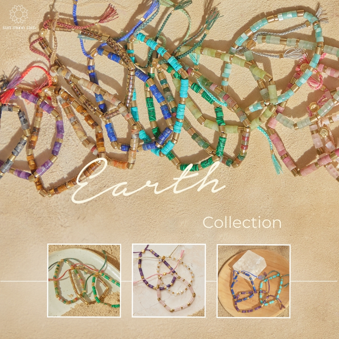 Sun Moon Rain Facebook ad: Handcrafted crystal jewelry, natural skincare…