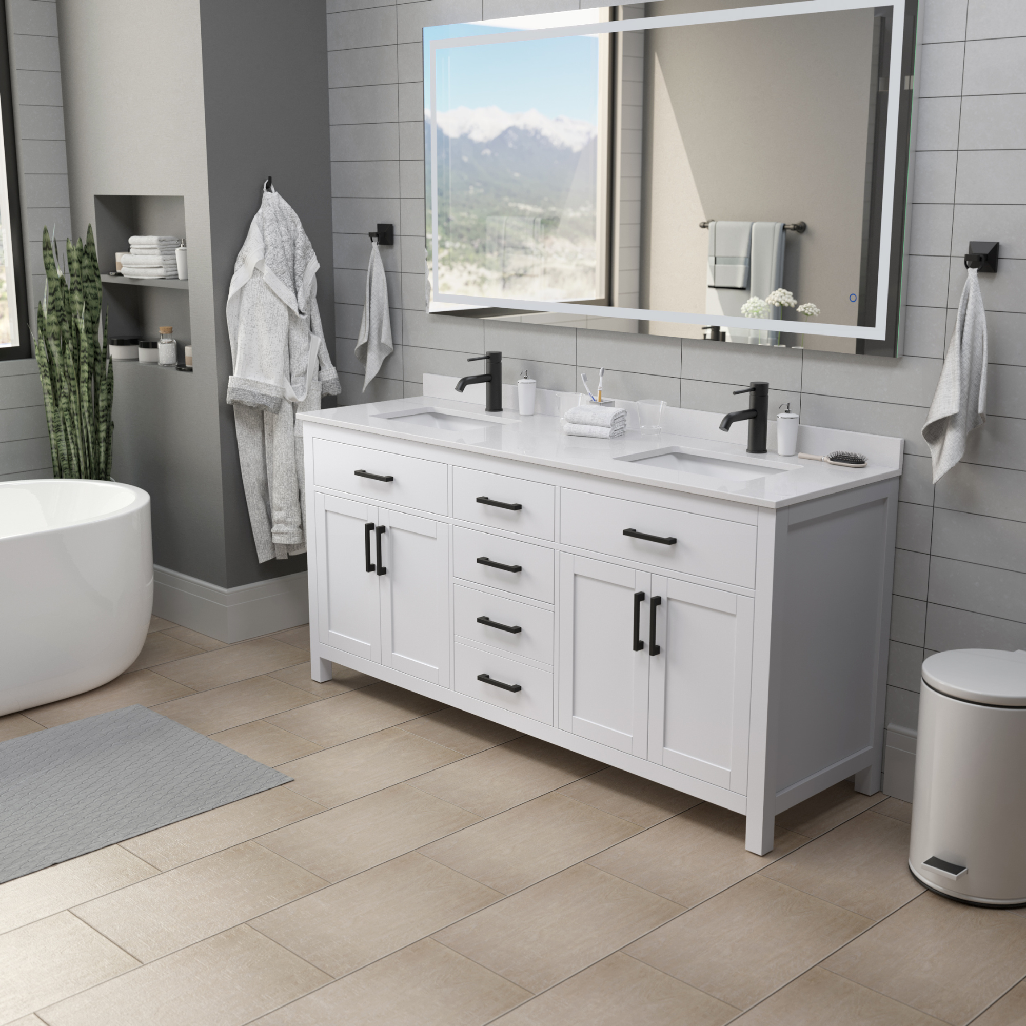 Modern Bathroom Facebook ad