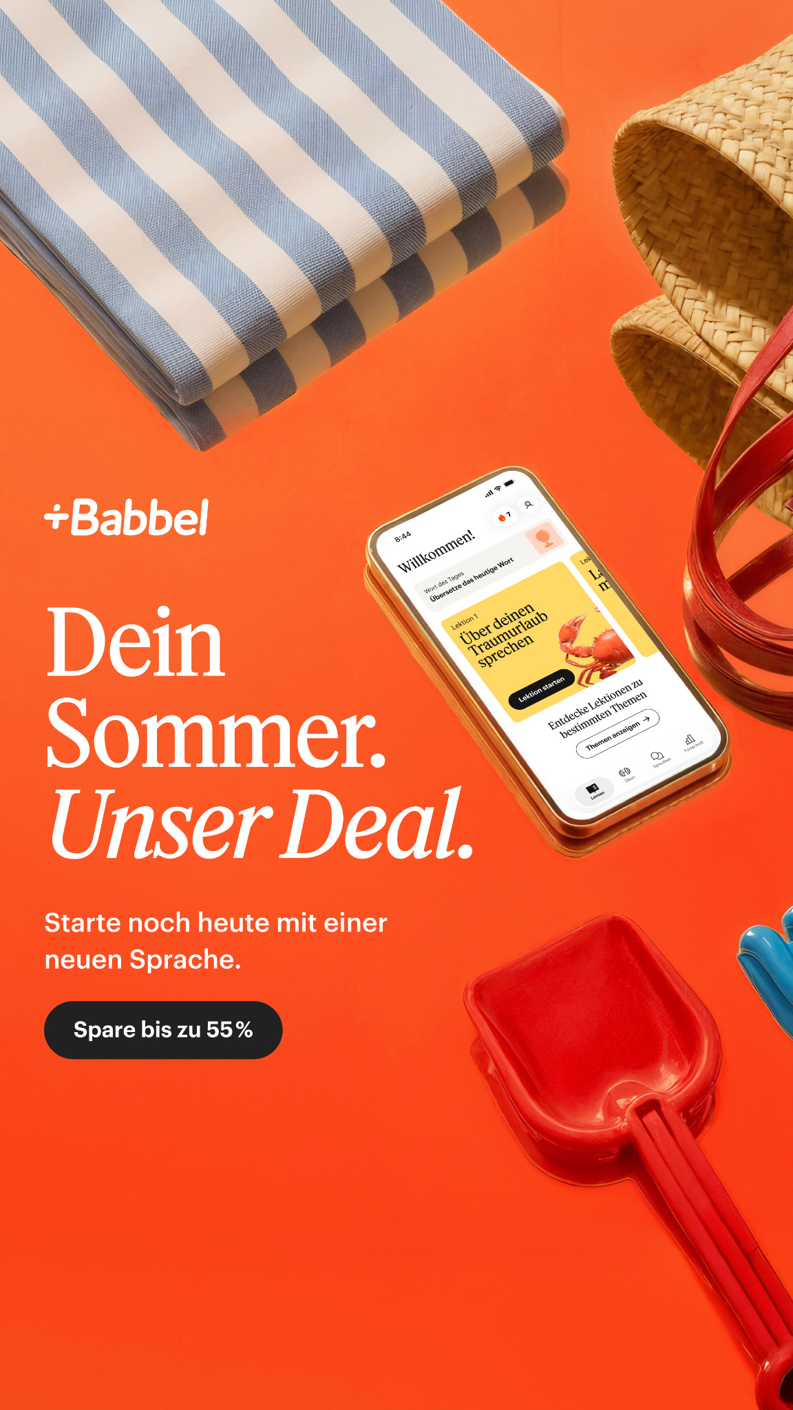 Babbel Facebook ad