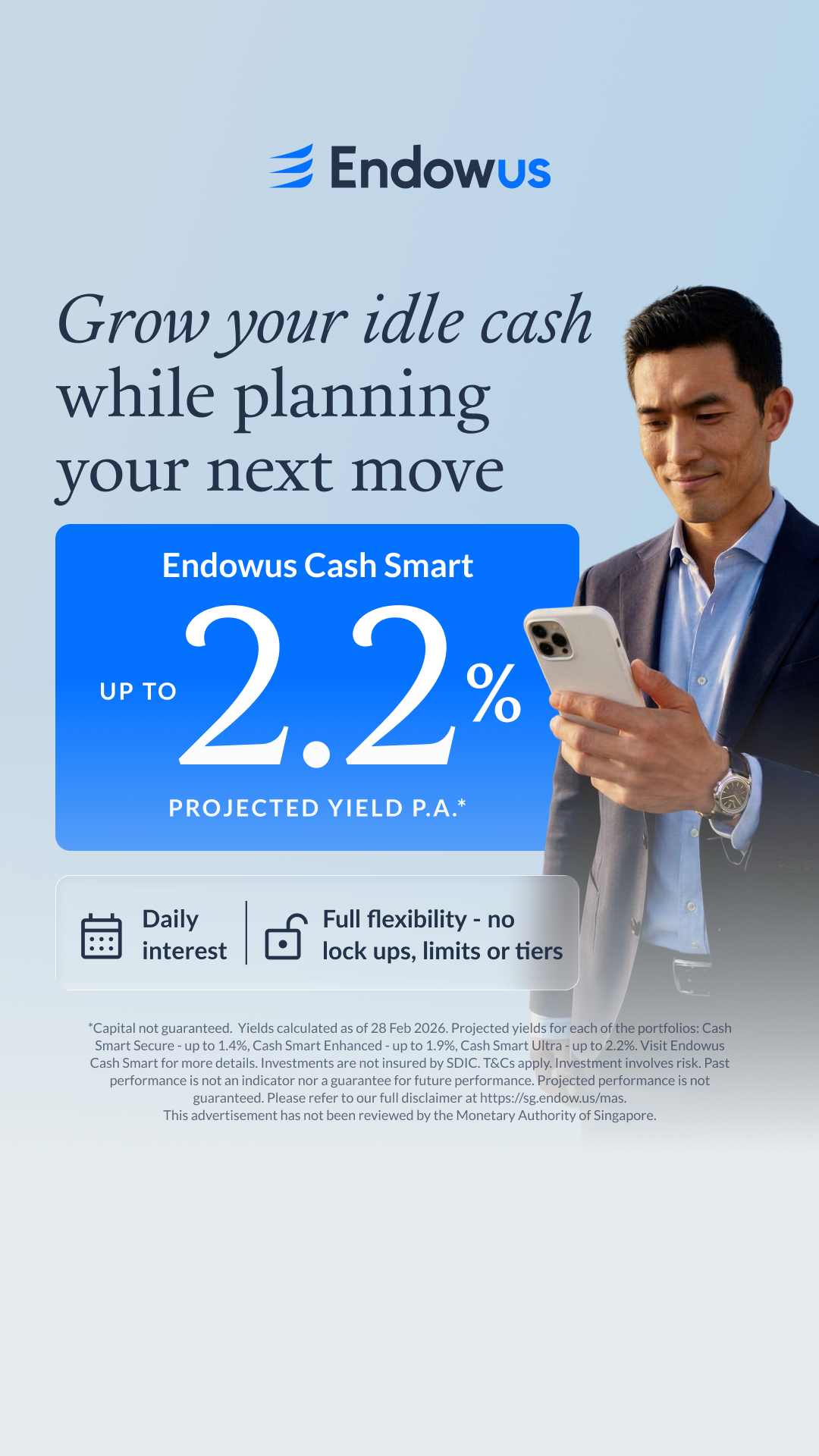 Endowus Facebook ad