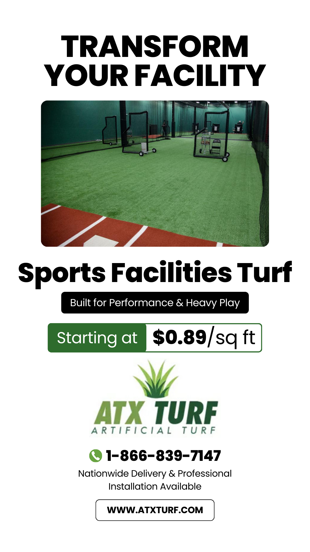 ATX TURF Facebook ad