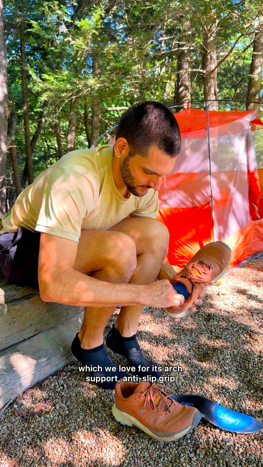CURREX Facebook ad: Upgrade What’s Inside Your Hiking Boots