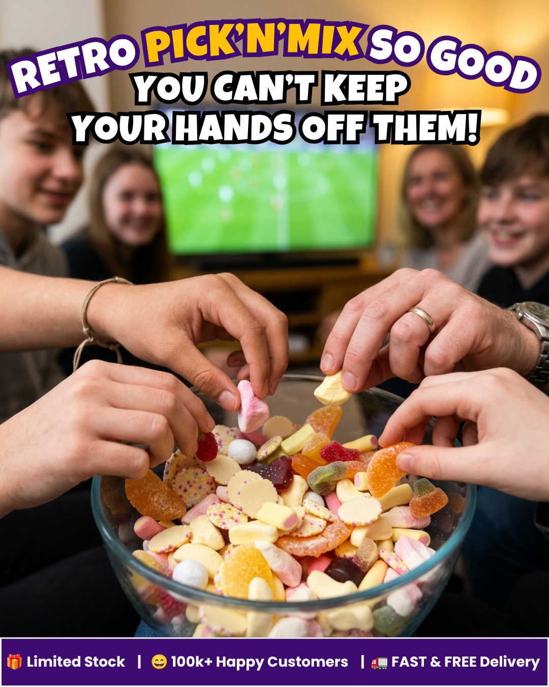 Candy Delivered Facebook ad