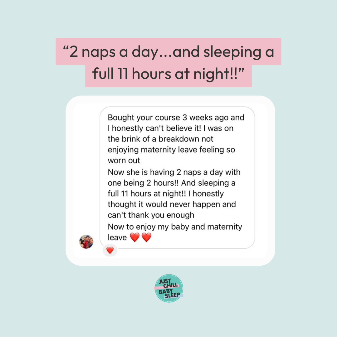 Just Chill Baby Sleep Facebook ad
