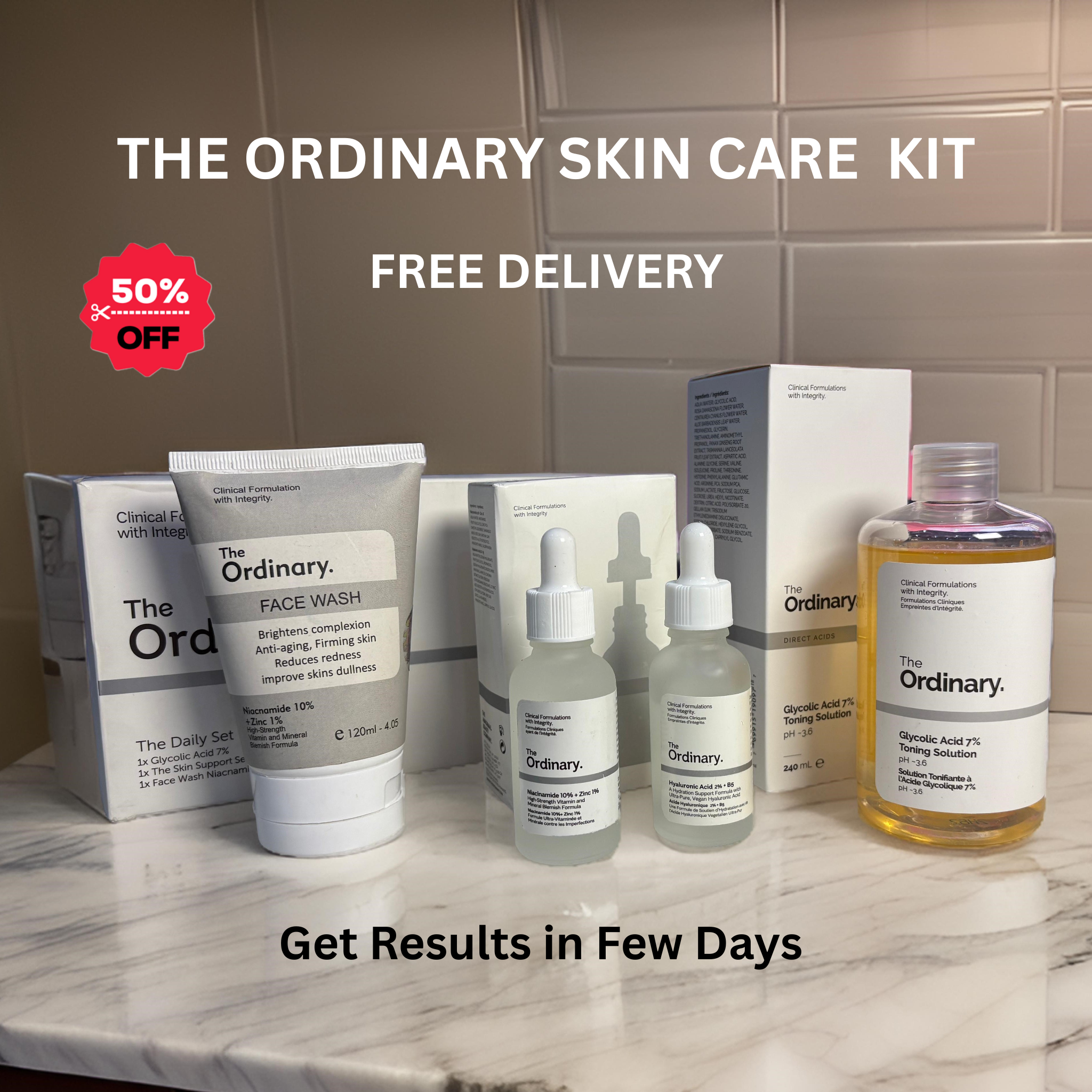 Cosmetica Queen Facebook ad: Glowing Skin in Mins