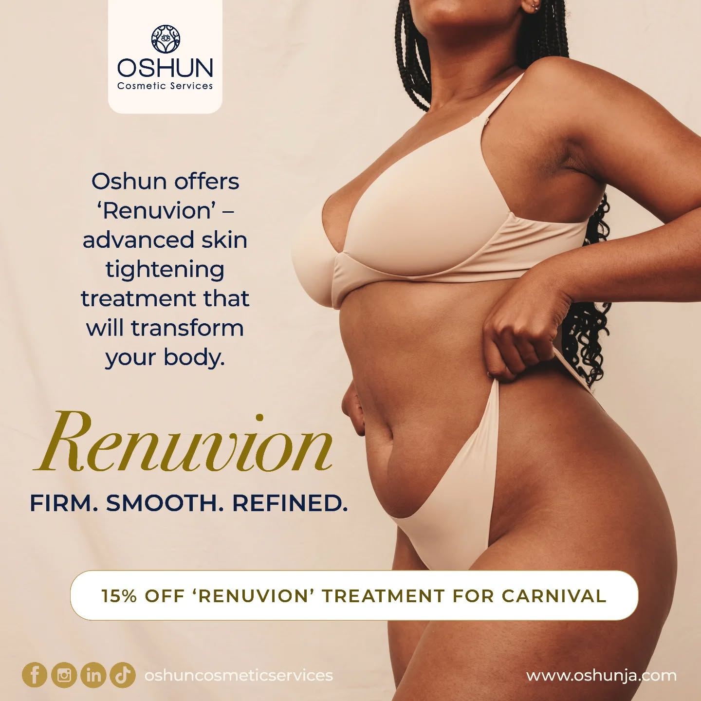 Oshun Cosmetic Services Facebook ad