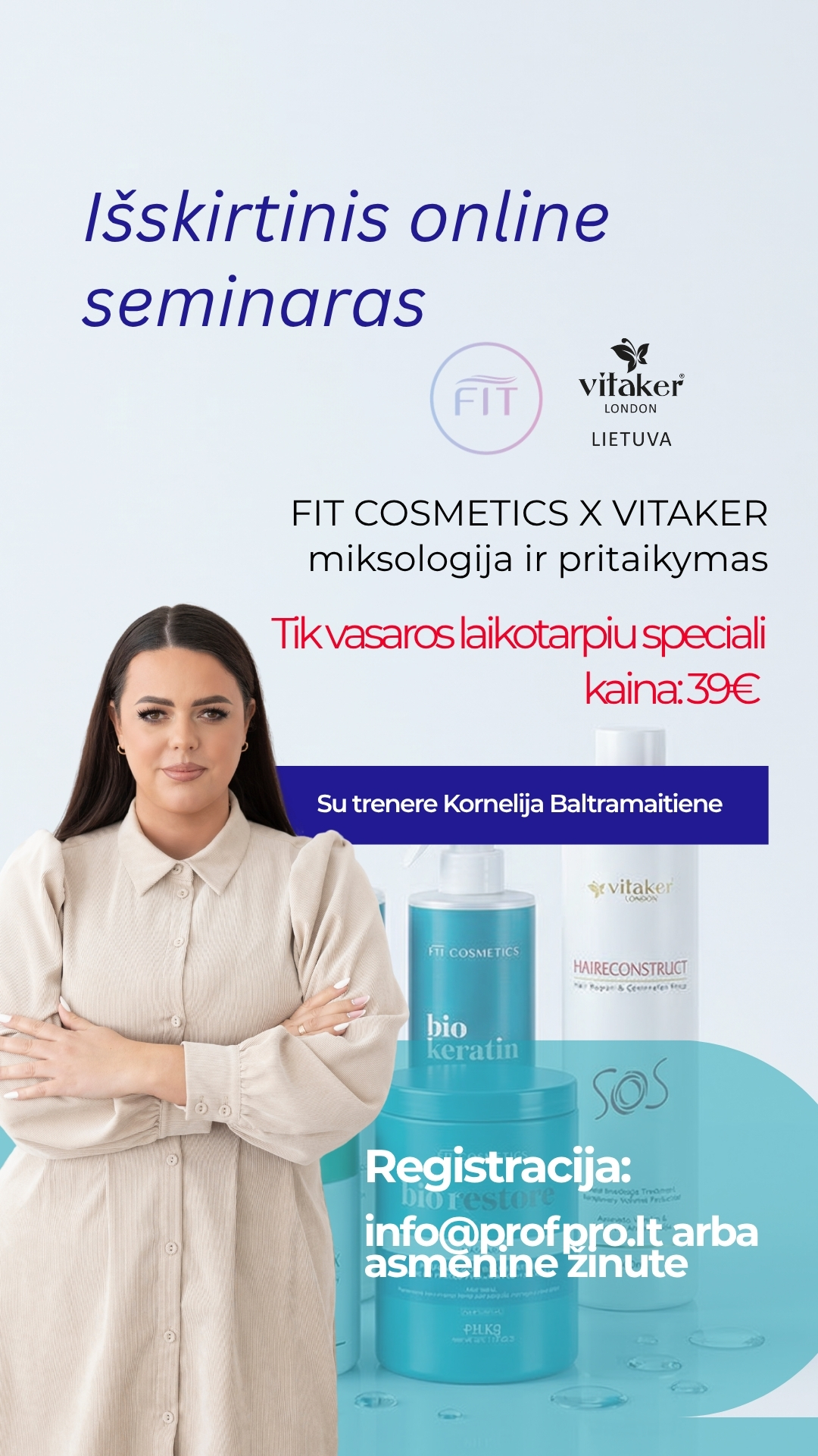 Fit Cosmetics Lietuva Facebook ad from Jul 9, 2026