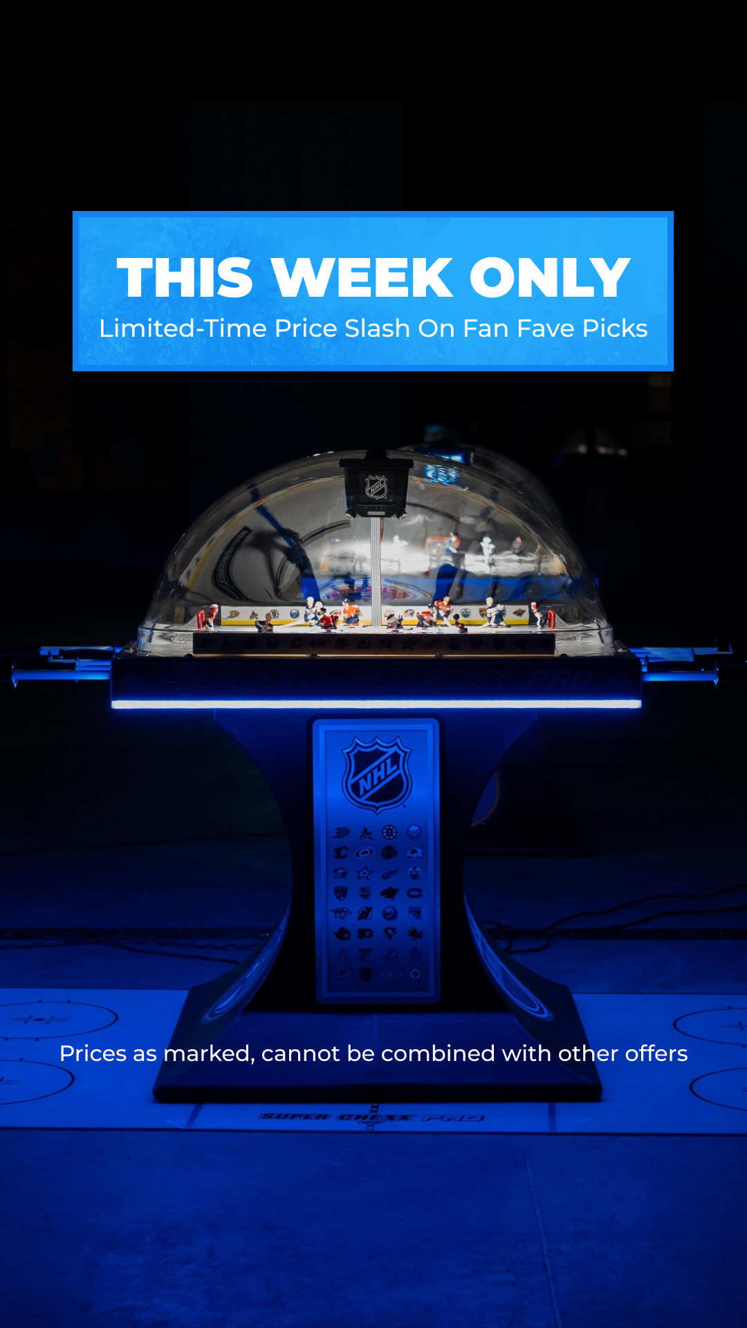 ICE Super Chexx Bubble Hockey Facebook ad