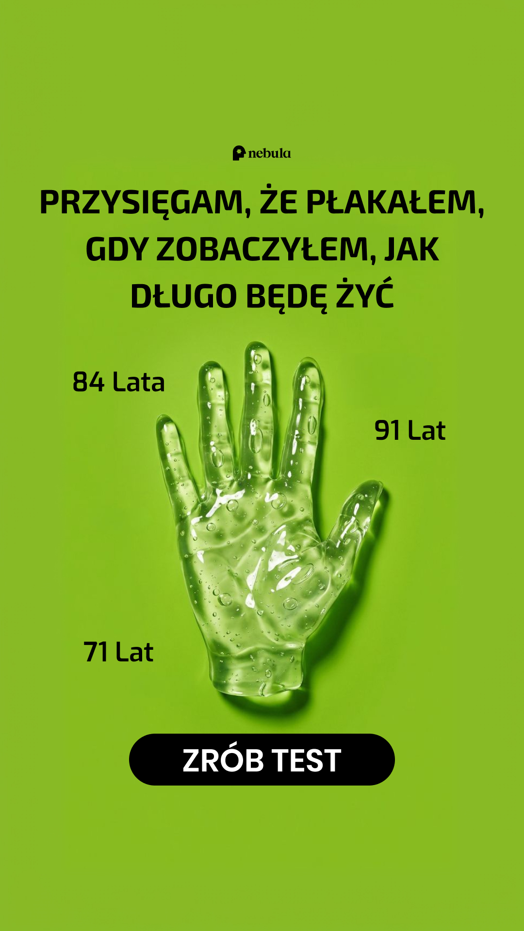 Nebula: Palm Reading Facebook ad