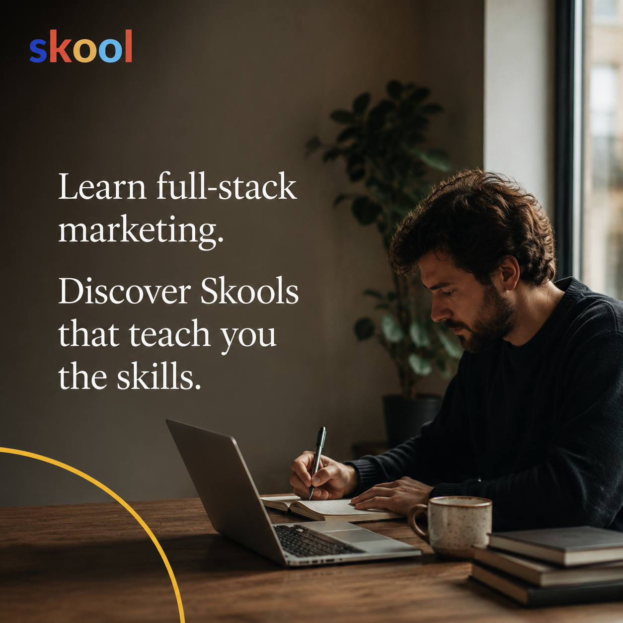 Skool Facebook ad