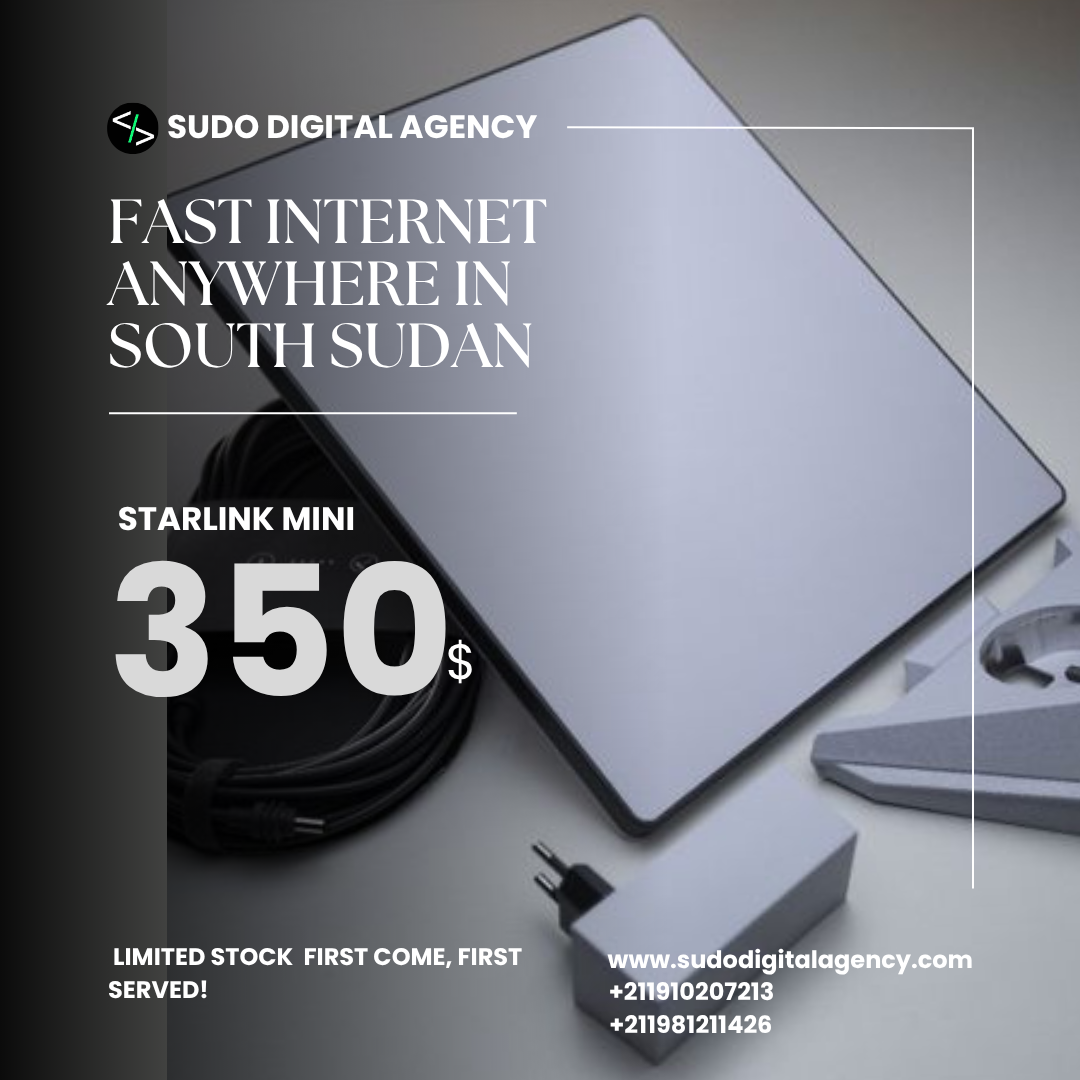 Sudo Digital Agency Facebook ad: Get Starlink MINI at only 350 USD