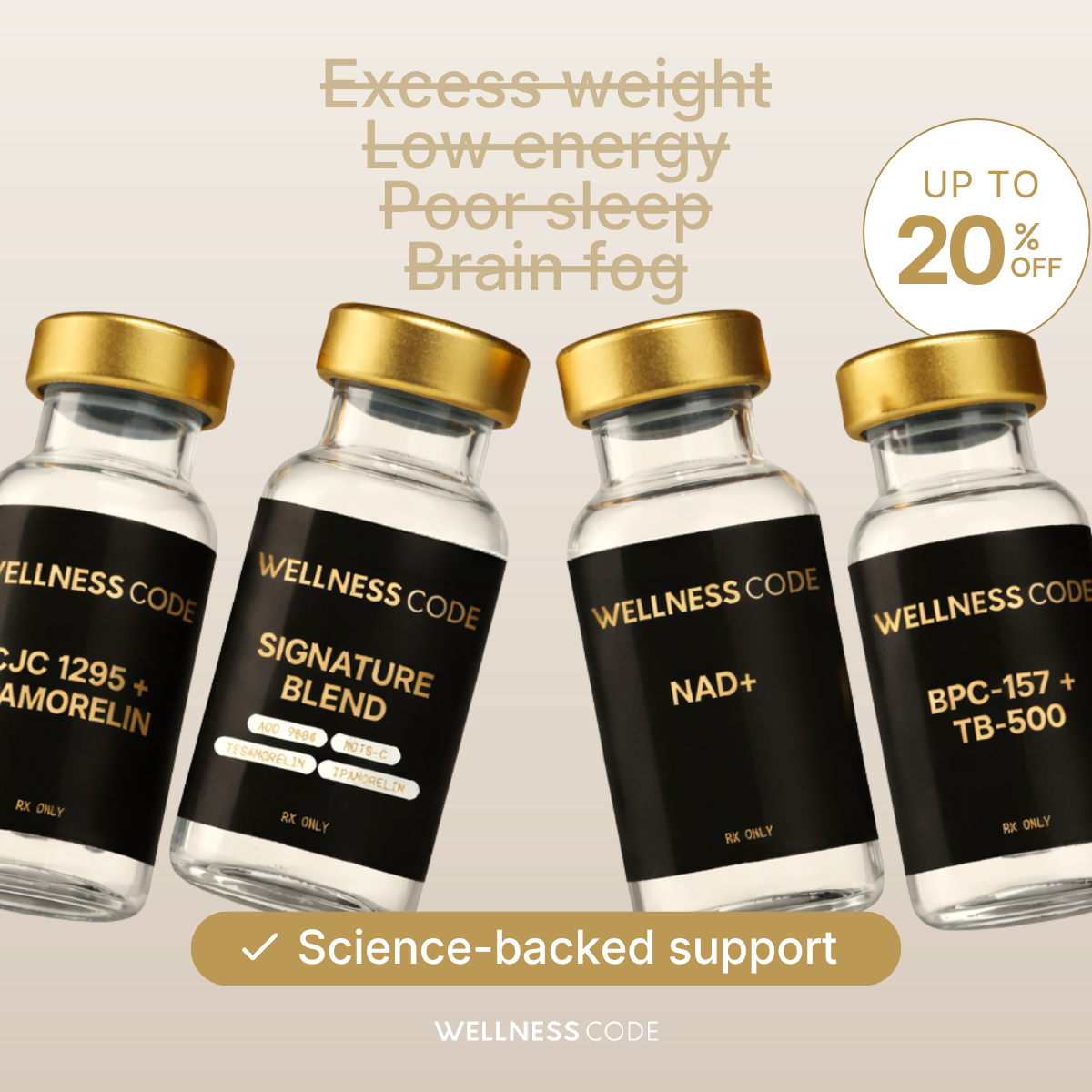 Wellness Code Facebook ad