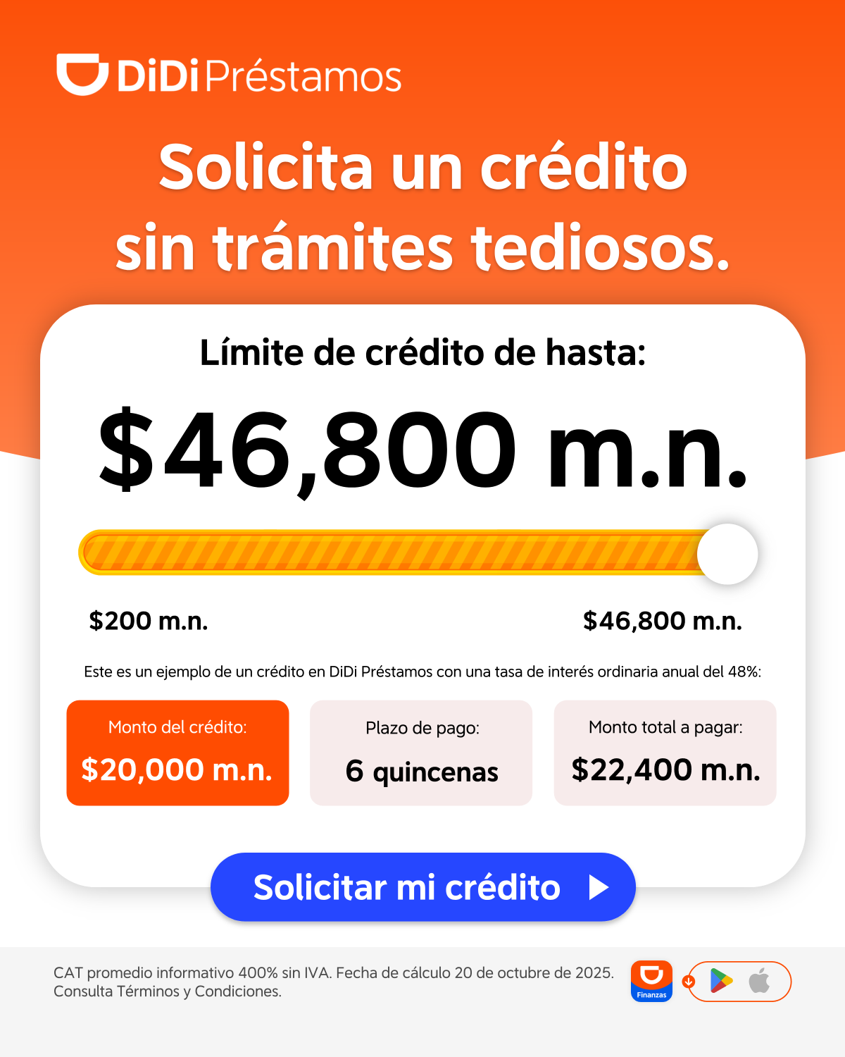 DiDi Loan Facebook ad