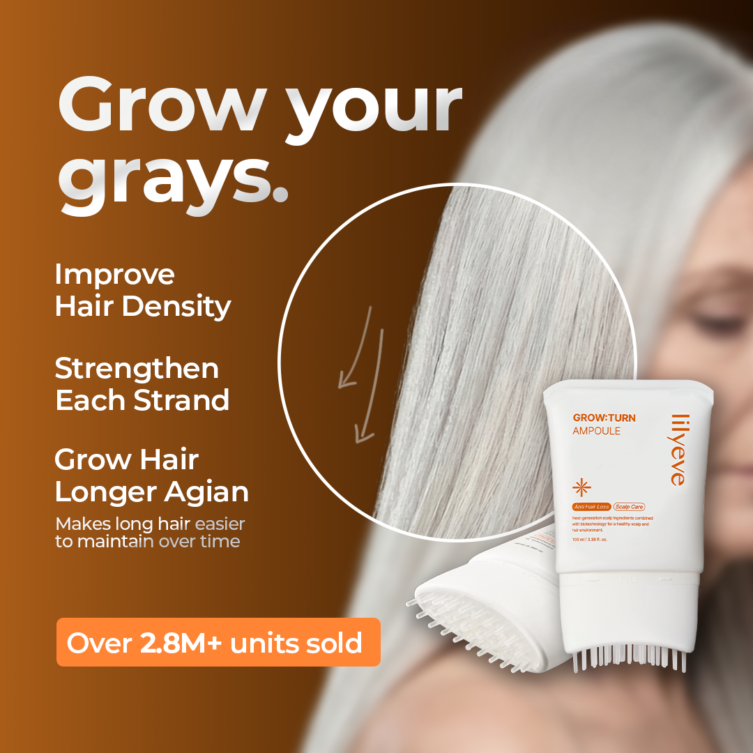 LilyeveGlobal Facebook ad: Growturn Hair Growth Brush Serum