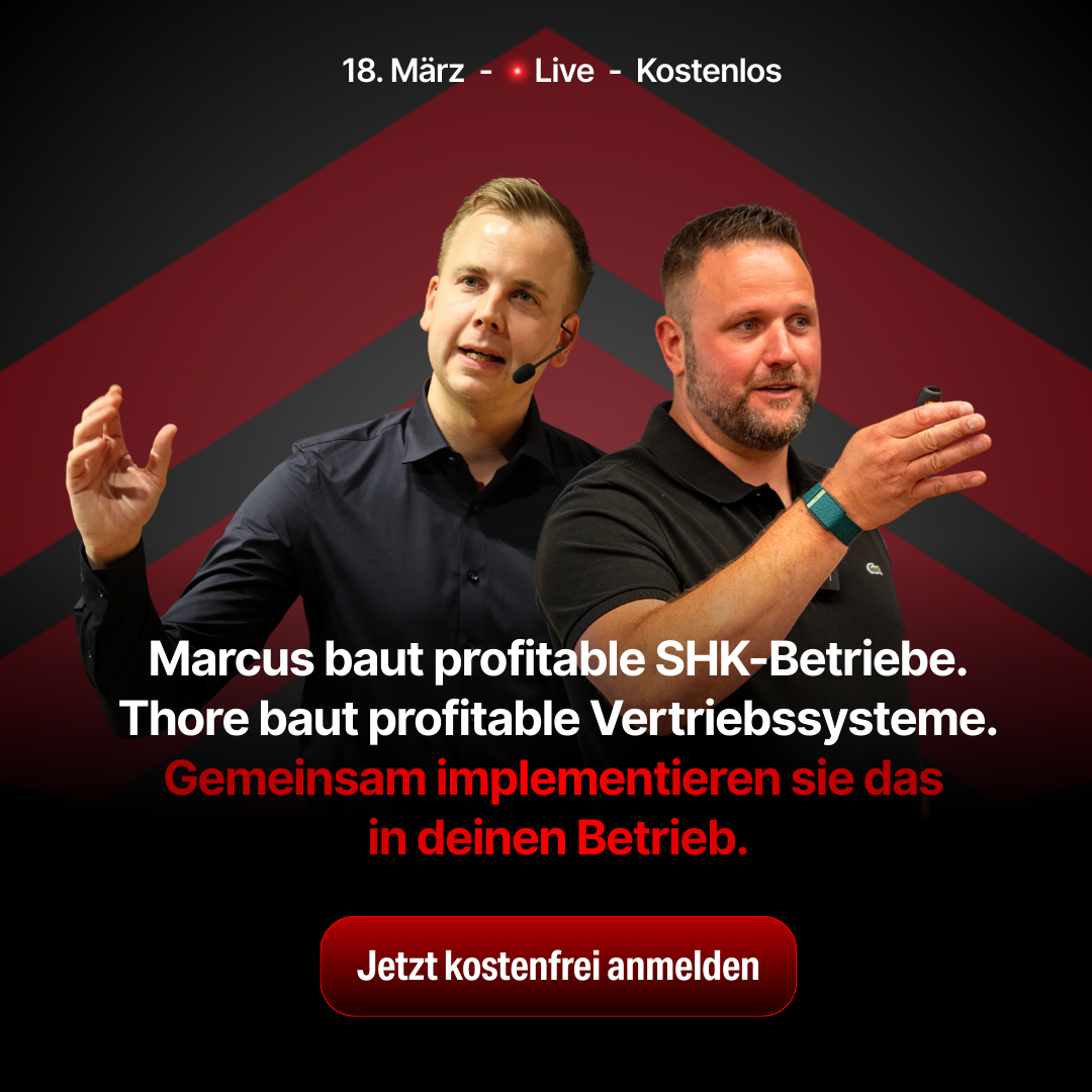SHK-Academy Facebook ad: SHK Live-Webinar, 18. März, 19 Uhr, kostenfrei