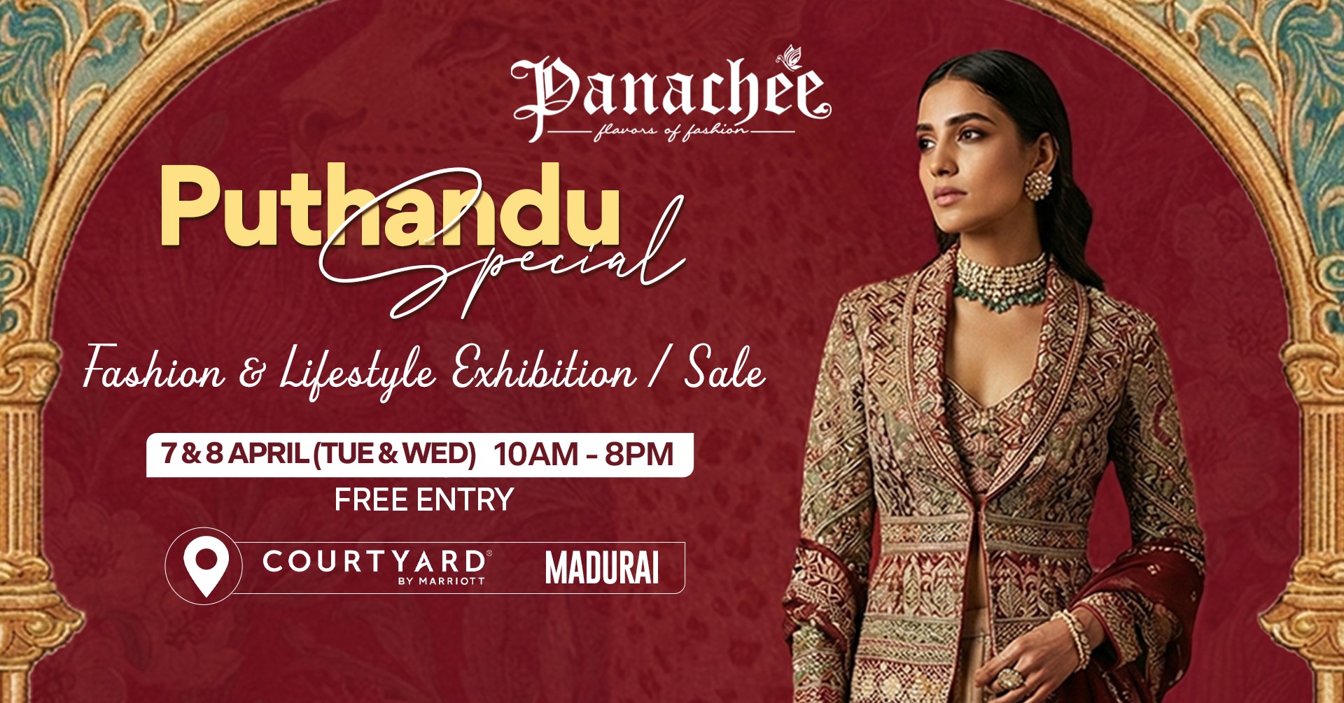 PANACHEE - Flavors of Fashion Facebook ad: Panachee, Puthandu Special Fashion & Lifestyle…