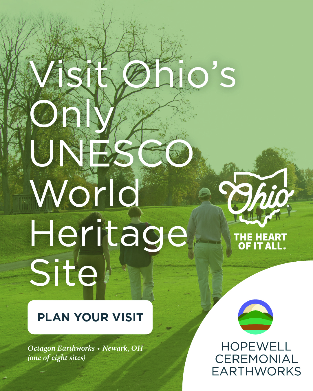Ohio, The Heart of it All Facebook ad