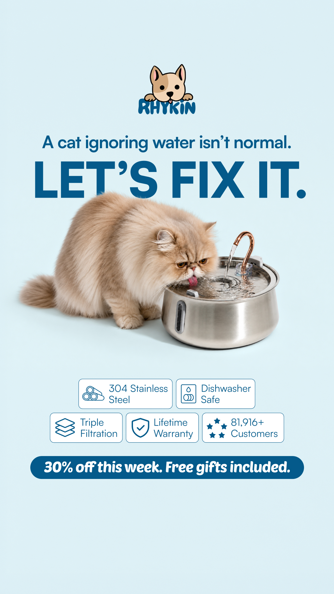 Rhykin Pet Co Facebook ad