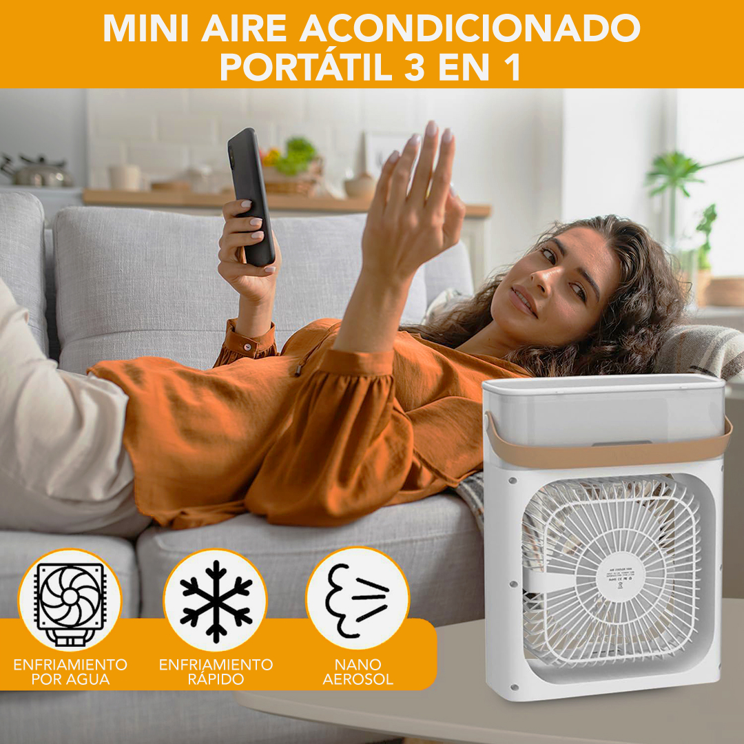 Inno Shop Costa Rica Facebook ad: Mini Aire Acondicionado Portátil