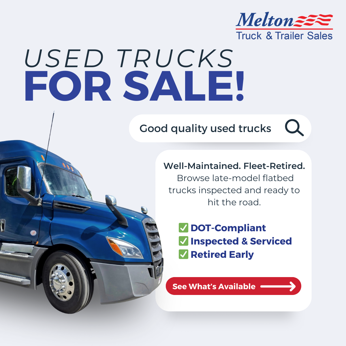 Melton Truck and Trailer Sales Facebook ad