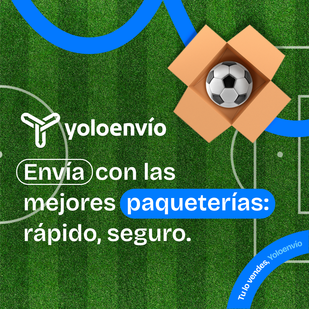 YoloEnvio.com Facebook ad: Envíos hasta el 70% de descuento en tus envíos