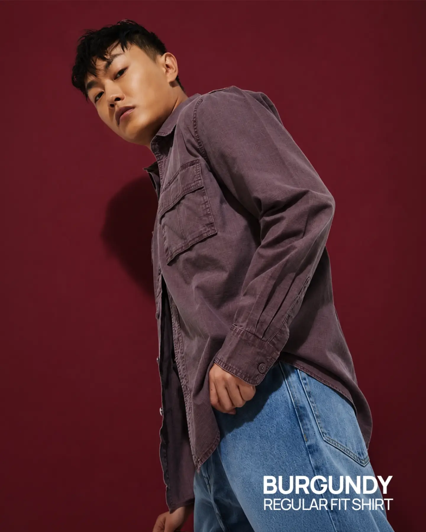 Max URBAN India Facebook ad: Red walked so burgundy could run.
